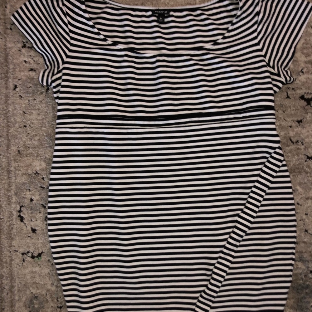 Torrid Striped Bodycon Mini Dress